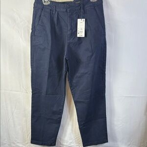 Piombo Dark Blue Pants Size 10 Front pockets new with tags. Zip closure.